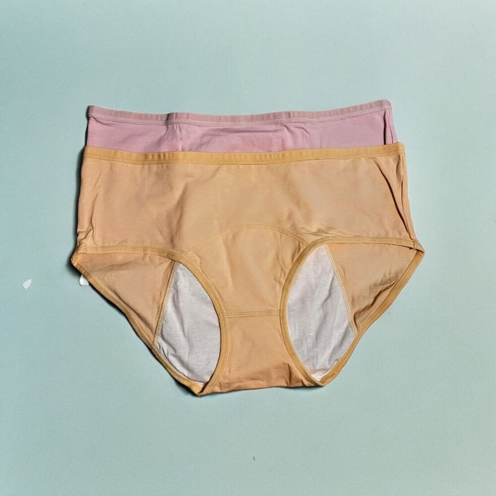 High Cut Panties Women's Size XL (14-16) Peach Pink Gift Teen Stretch Comfort - Picture 6 of 7